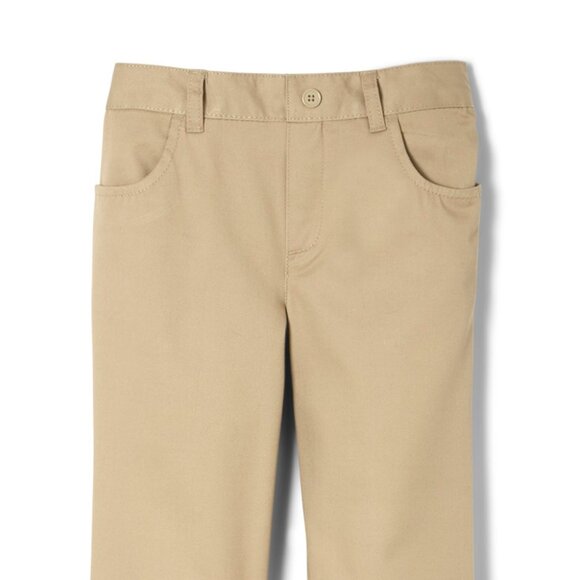 French Toast SK9317 Girls Pull-On Bootcut Pant Khaki - Picture 3 of 3